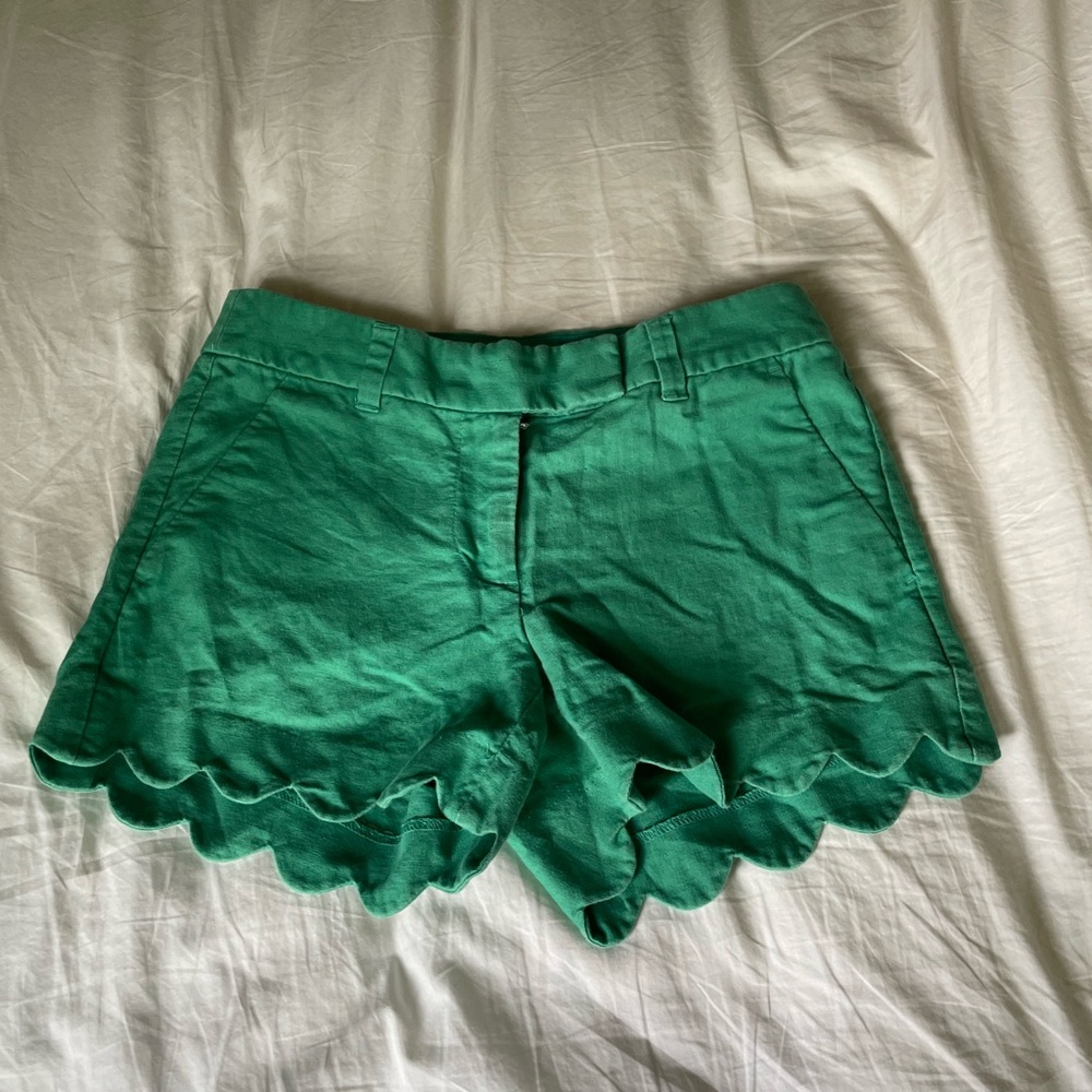 Green J Crew Shorts